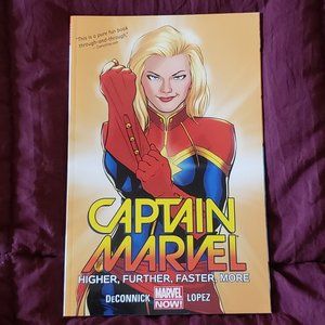 Captain Marvel volume 1: Higher, Further, Faster, More comic TPB DeConnick Lopez